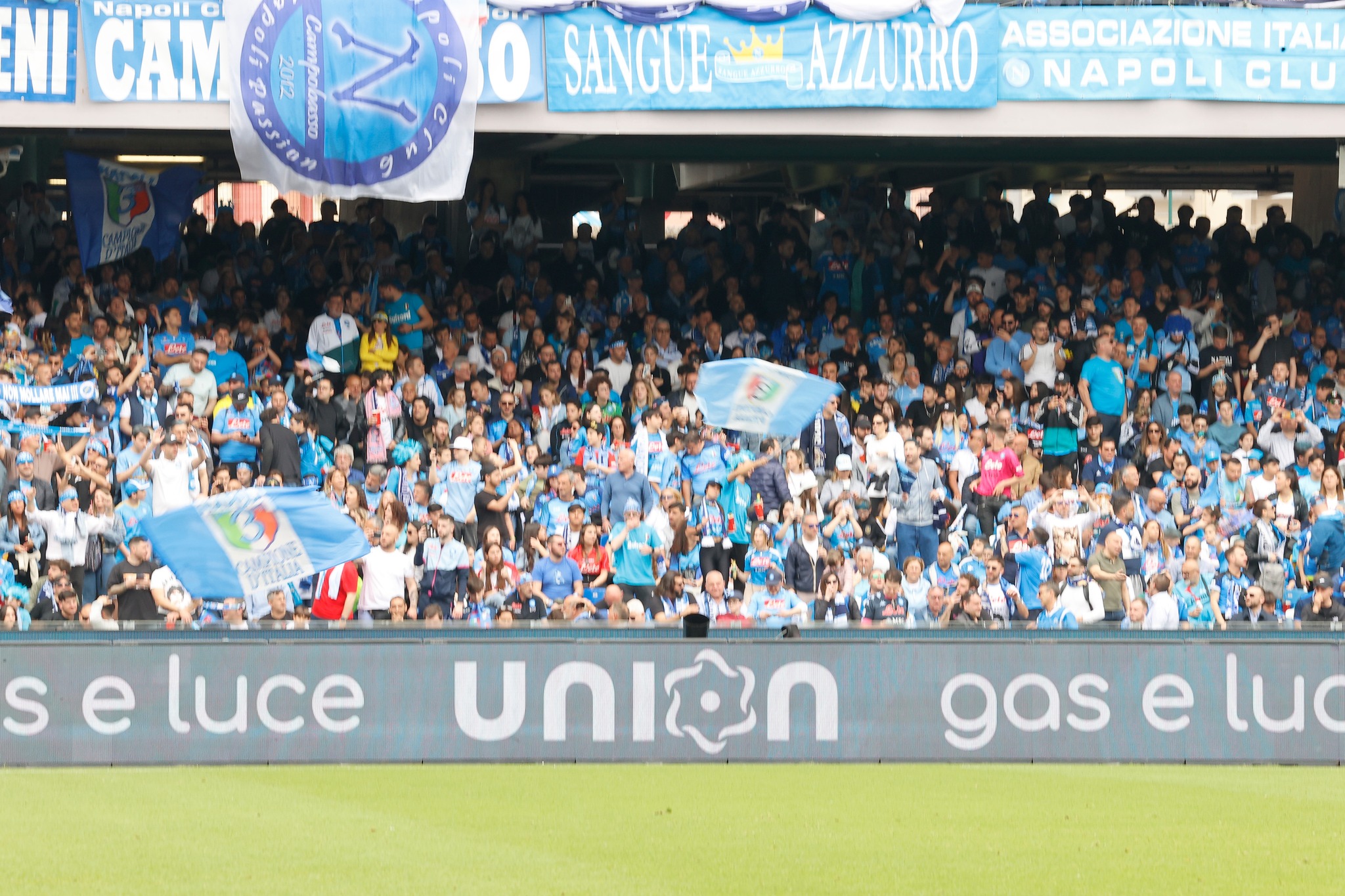 Matchday sponsor Union Gas e Luce allo stadio Maradona di Napoli